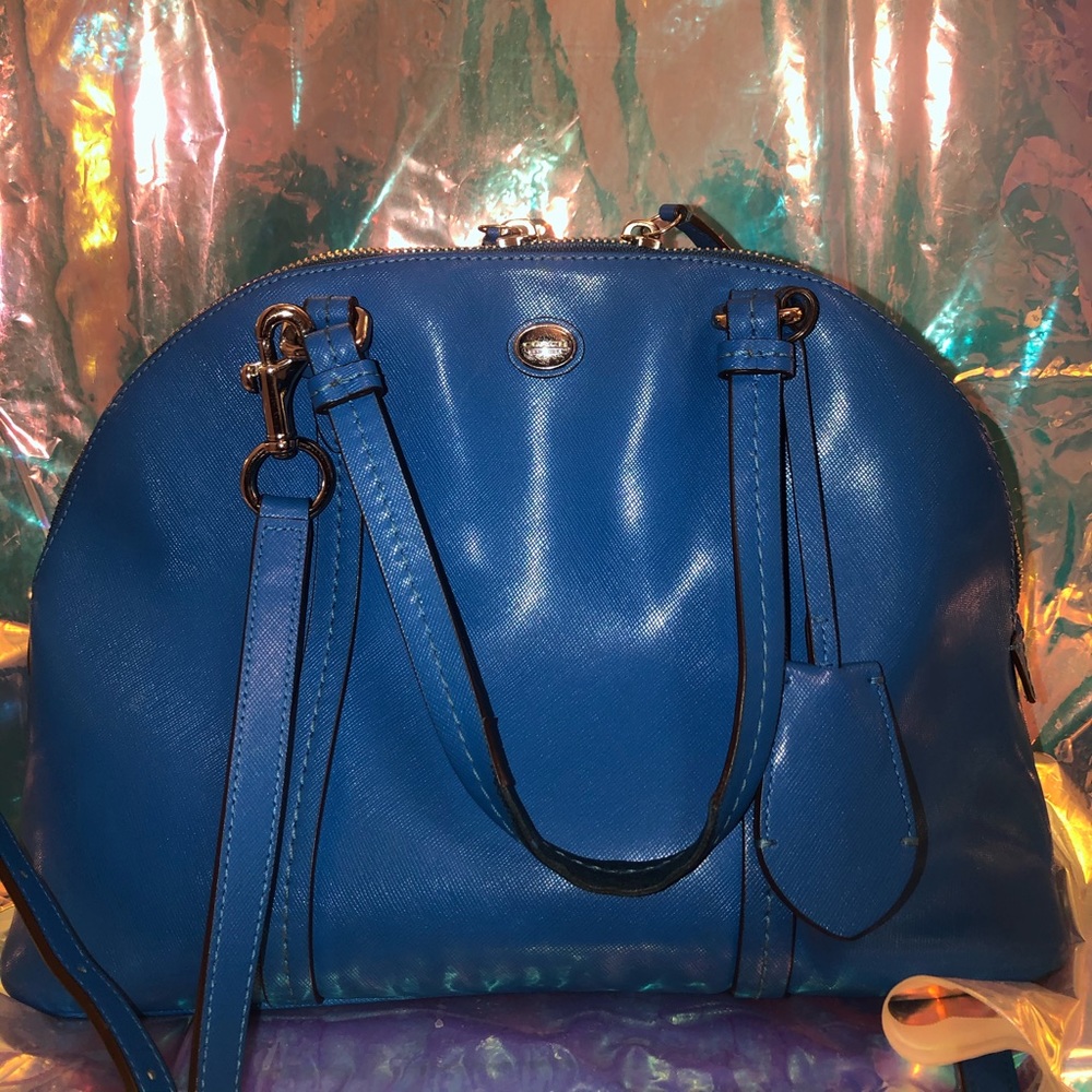 Peyton Leather Cora Domed Satchel